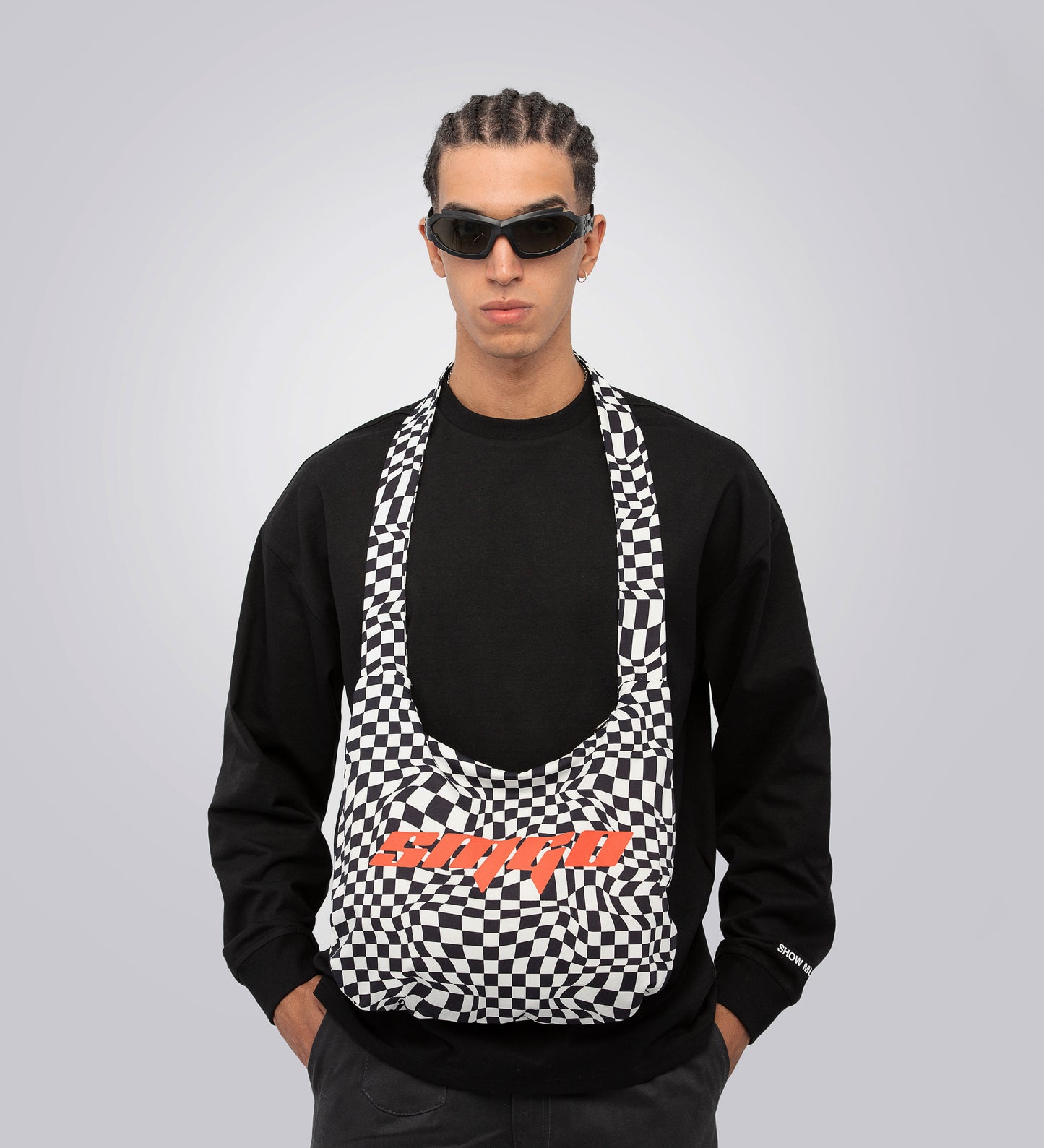 RACING ZIPPER TOTE