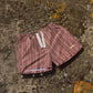 STRTN® SWIMSHORTS – Striped Brown