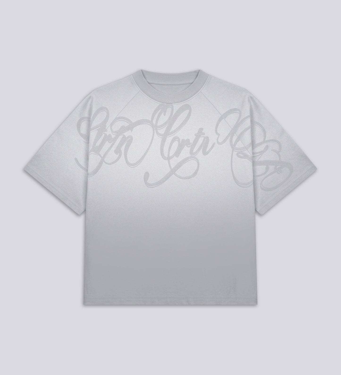CRTV DEPT. BOXY TEE – Light Gray