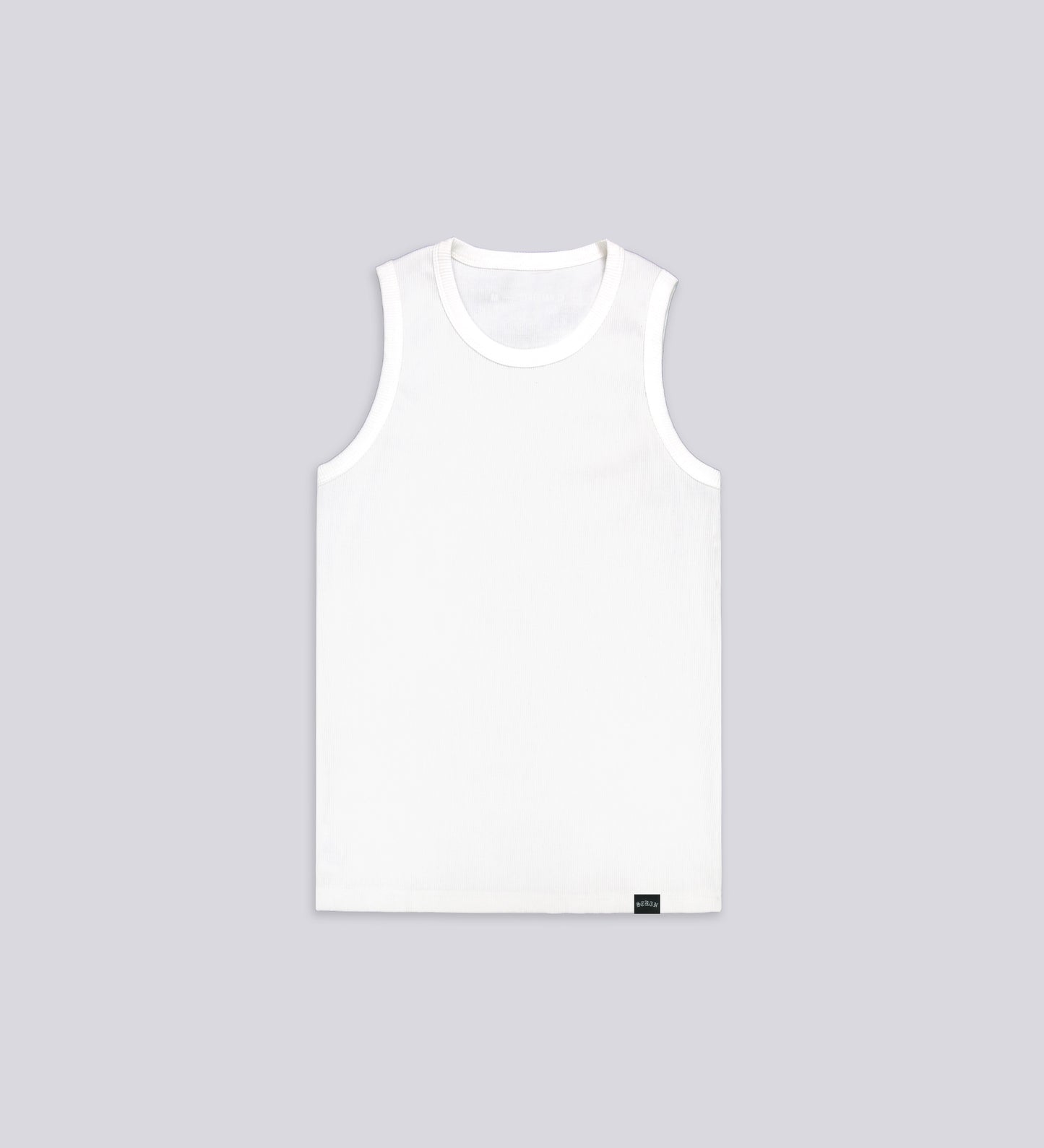 STRTN® CORE TANK TOP – White/Black