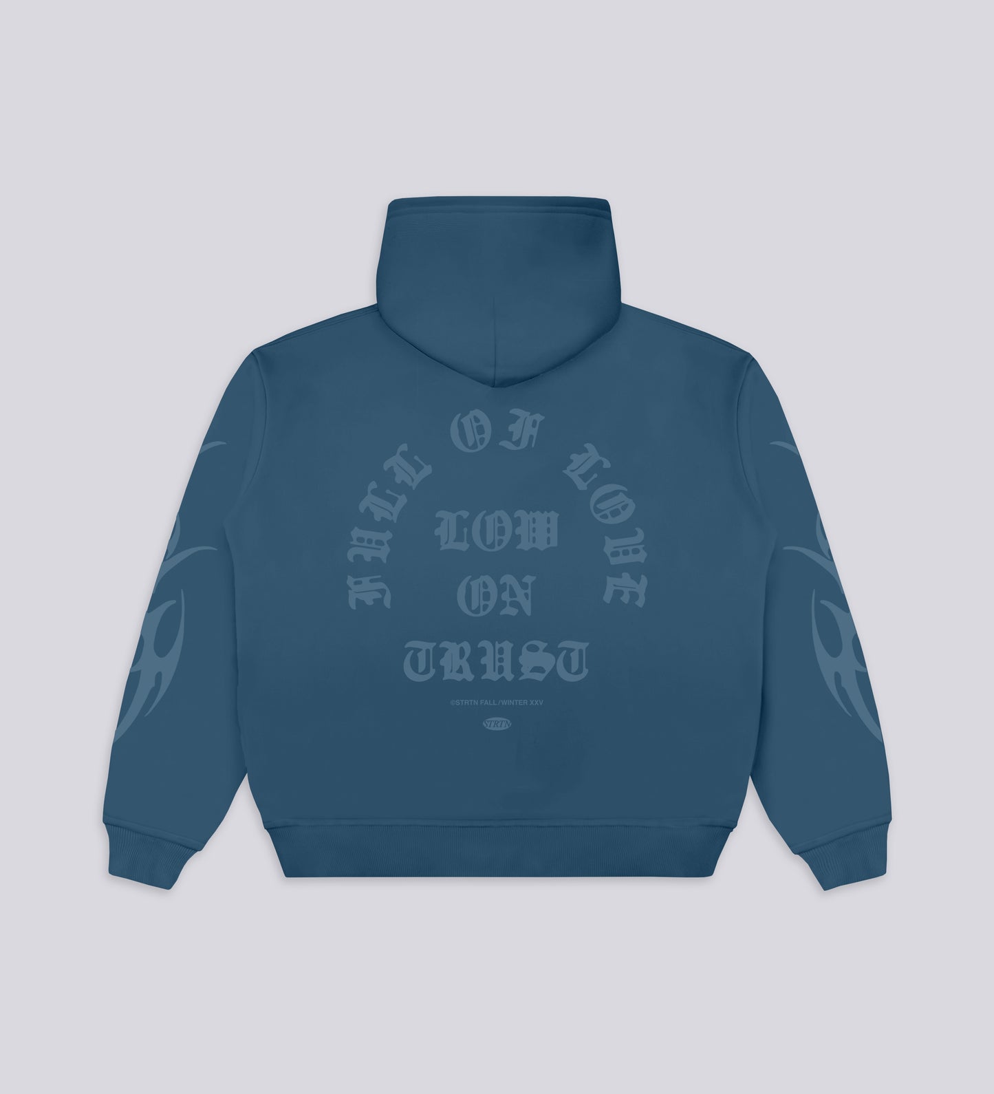 LOW ON TRUST HOODIE – Indigo