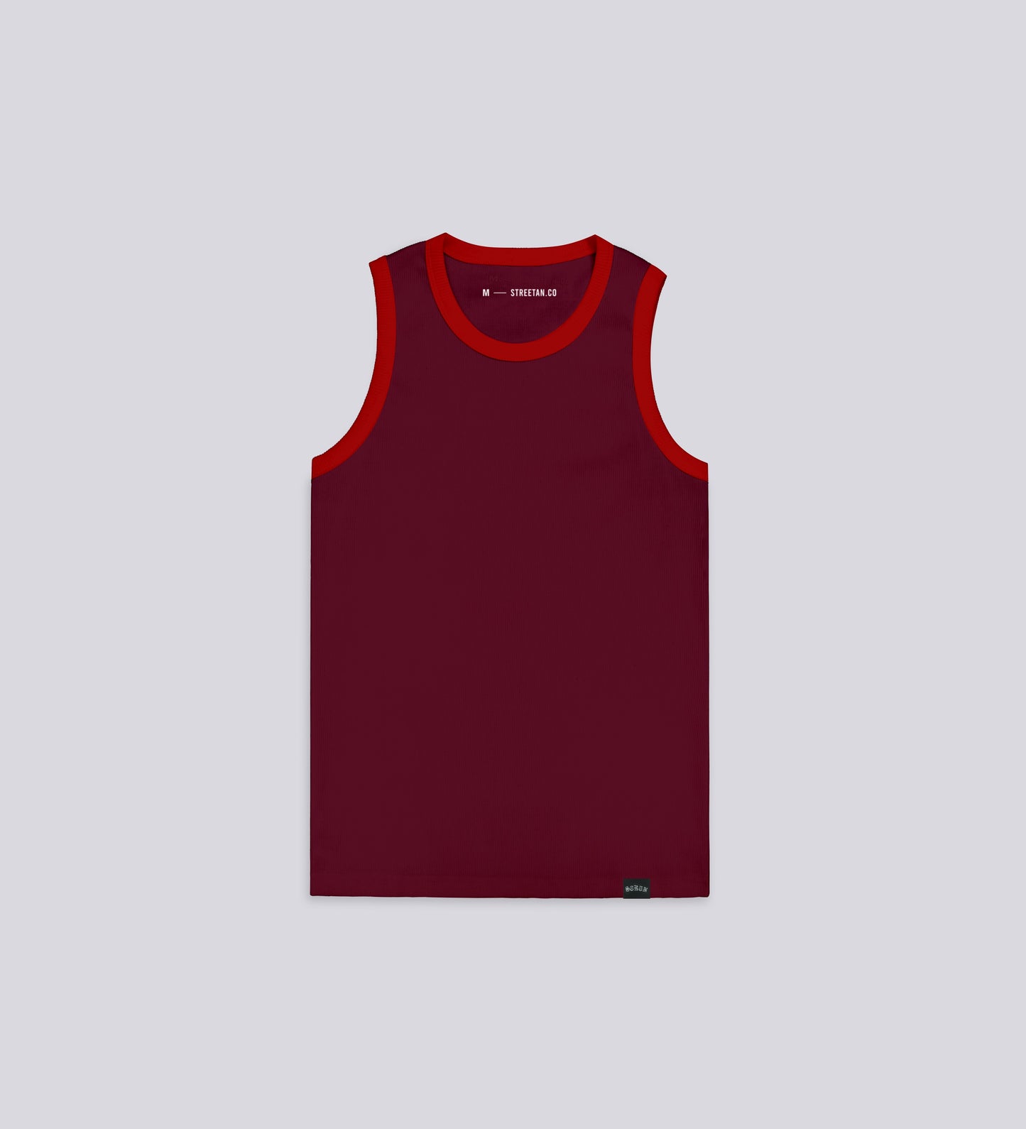 STRTN® CORE TANK TOP – Burgundy/Red