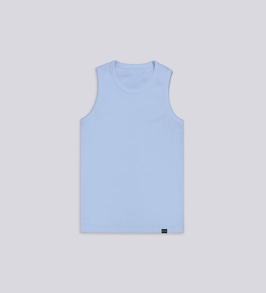 STRTN RIBBED TANK TOP – Baby Blue