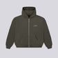 STRTN RAGLAN ZIP-UP HOODIE – Military Green