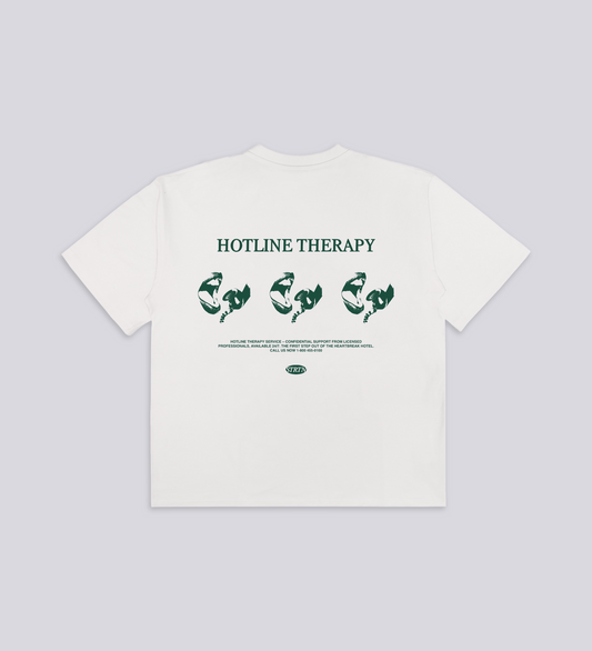 HOTLINE THERAPY T-SHIRT – White