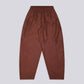 PLEATED BAGGY LINEN PANTS – Mocha