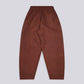 PLEATED BAGGY LINEN PANTS – Mocha
