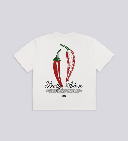 PRETTY POISON V2 T-SHIRT – White