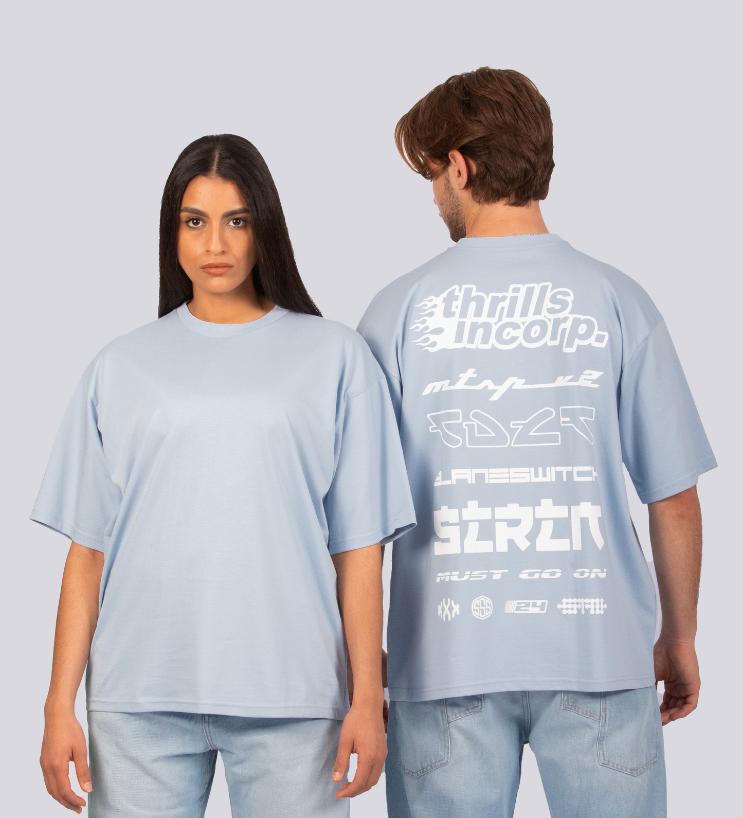 LANESWITCH V2 T-SHIRT – Baby Blue