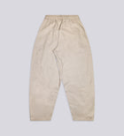 PLEATED BAGGY LINEN PANTS – Cream
