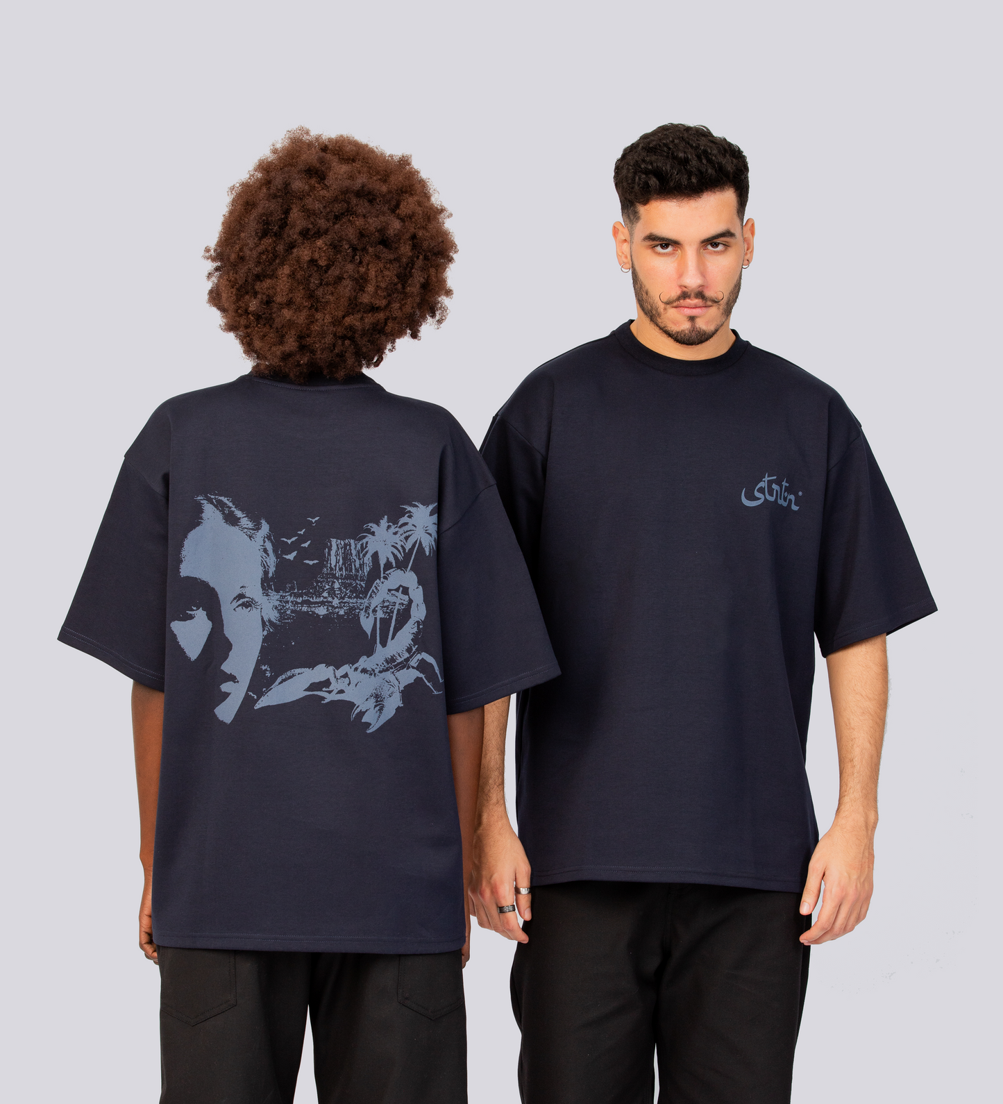 VENOM HEAVYWEIGHT T-SHIRT – Navy Blue