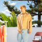 STRIPED LONG SLEEVE LINEN SHIRT – Turks & Caicos