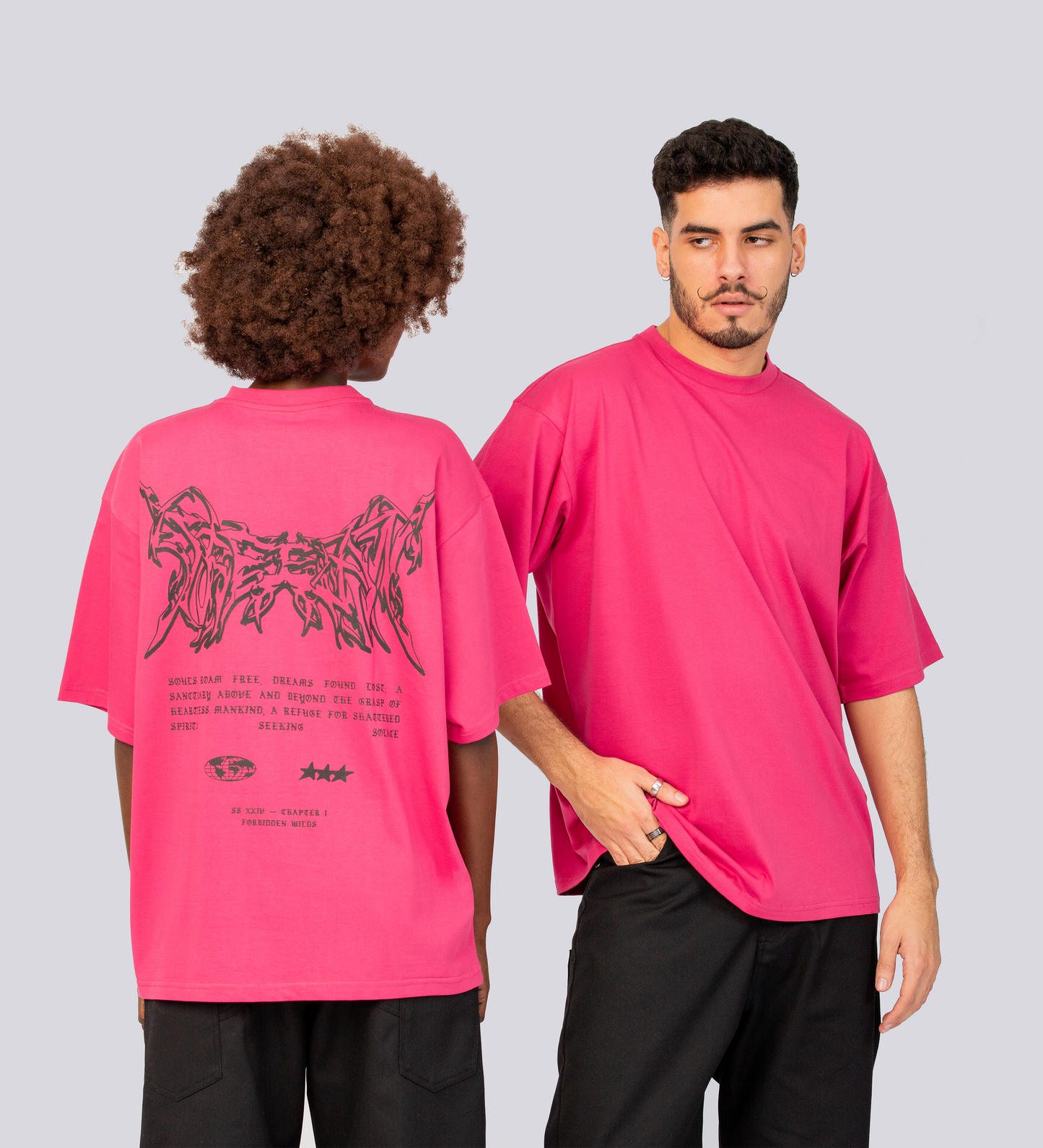 FOUND LOST T-SHIRT – Fuchsia