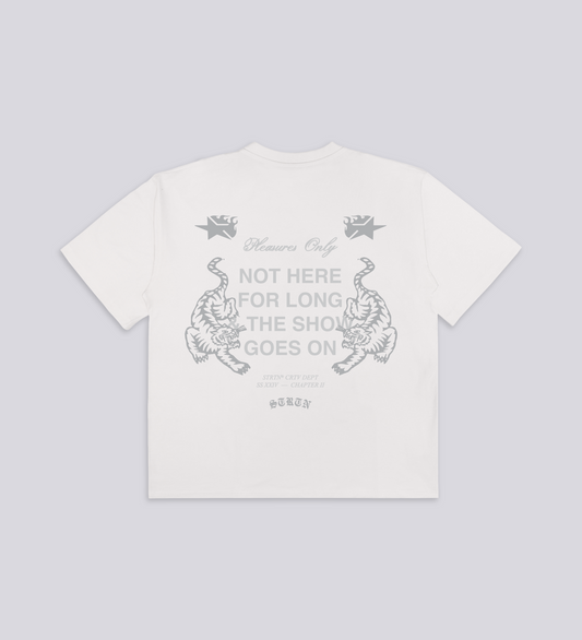 PLEASURES ONLY HEAVYWEIGHT T-SHIRT – White