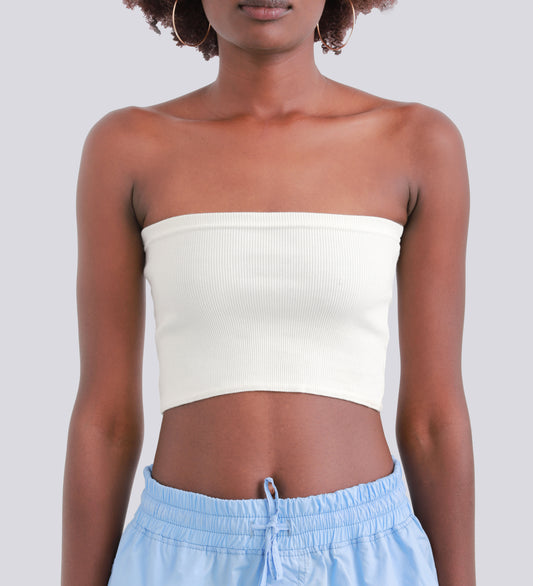 WOMEN'S CROPPED BAND - White