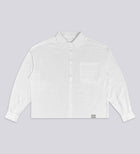 CRTV DEPT. LONG SLEEVE LINEN SHIRT – Off White