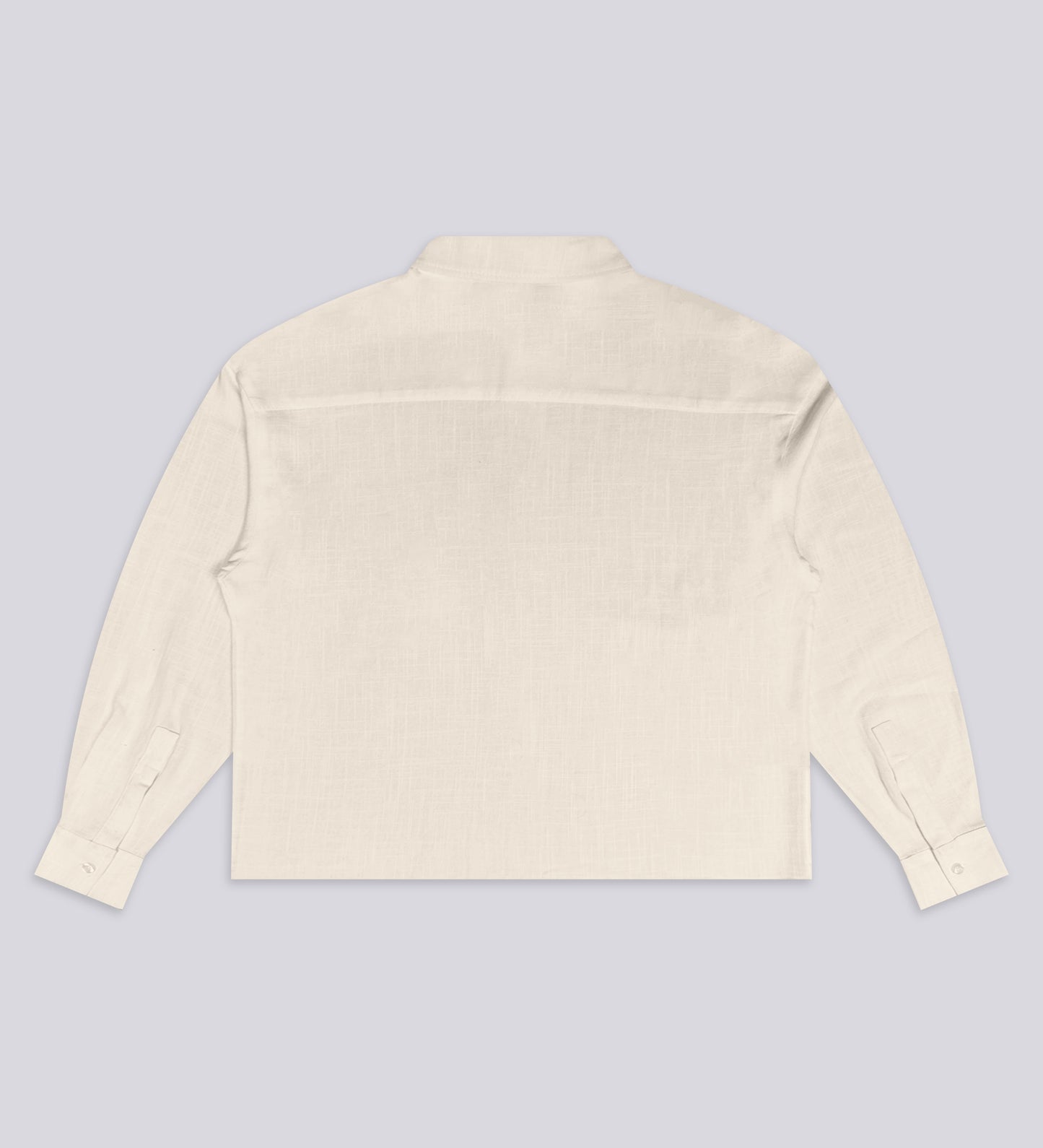 CRTV DEPT. LONG SLEEVE LINEN SHIRT – Pearl