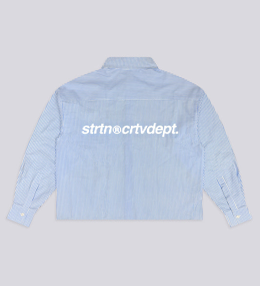 CRTV DEPT. STRIPED LONG SLEEVE POPLIN SHIRT II