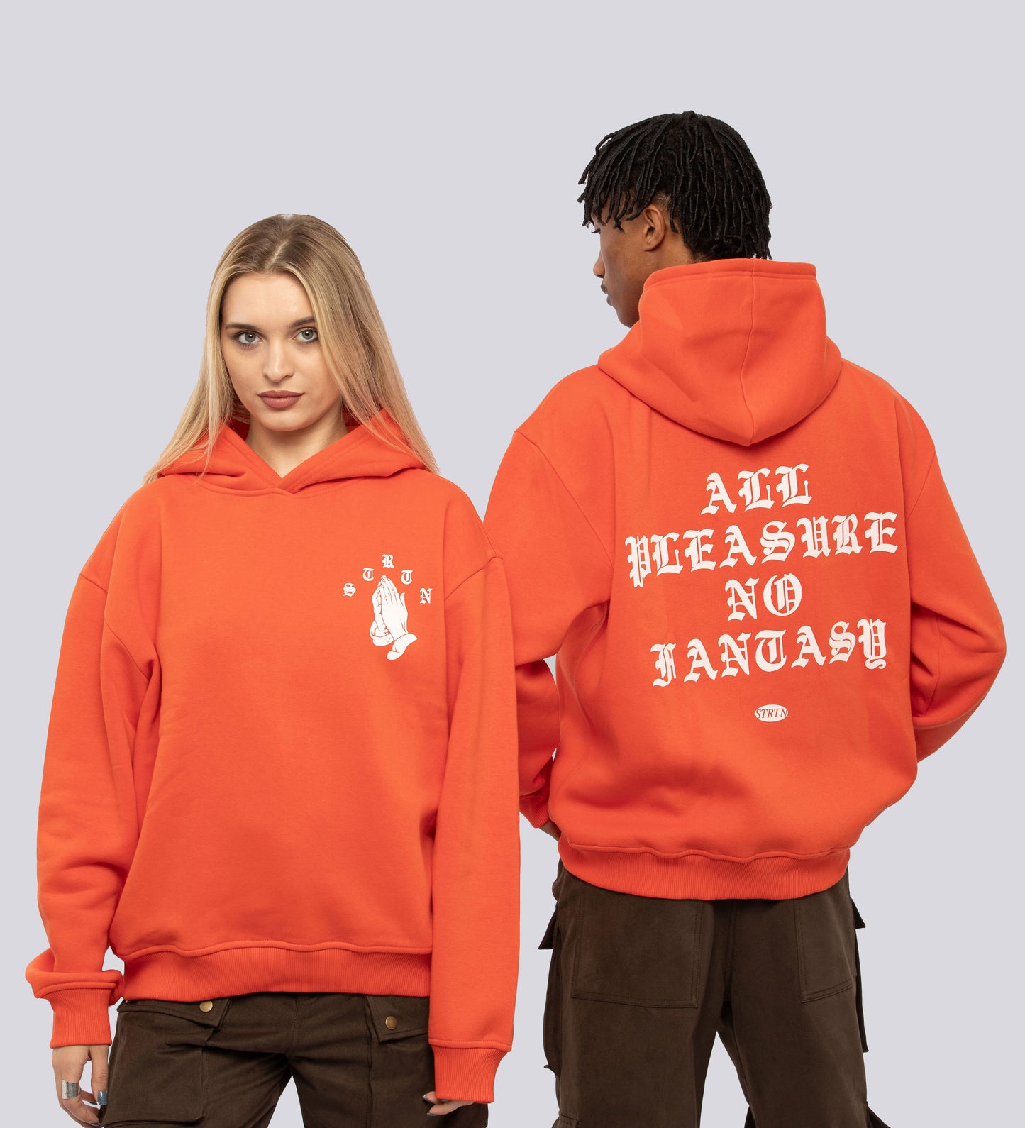 PLEASURE HOODIE – Blood Orange