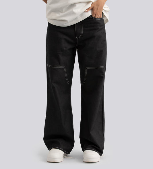 BURLINGTON FLARED PANTS - Dark Gray