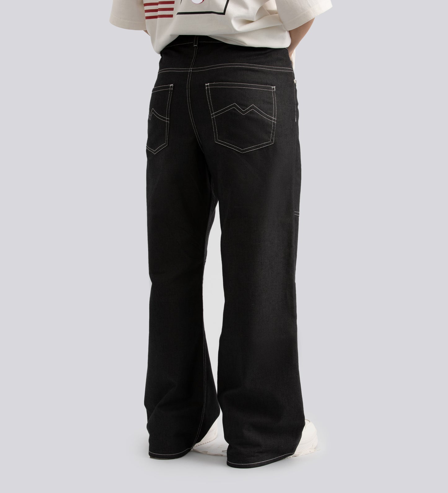 BURLINGTON FLARED PANTS - Dark Gray