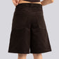 SMGO WORLDWIDE JORTS - Dark Brown