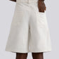 HAMPTONS HEAVYWEIGHT CORDUROY JORTS - Cream White