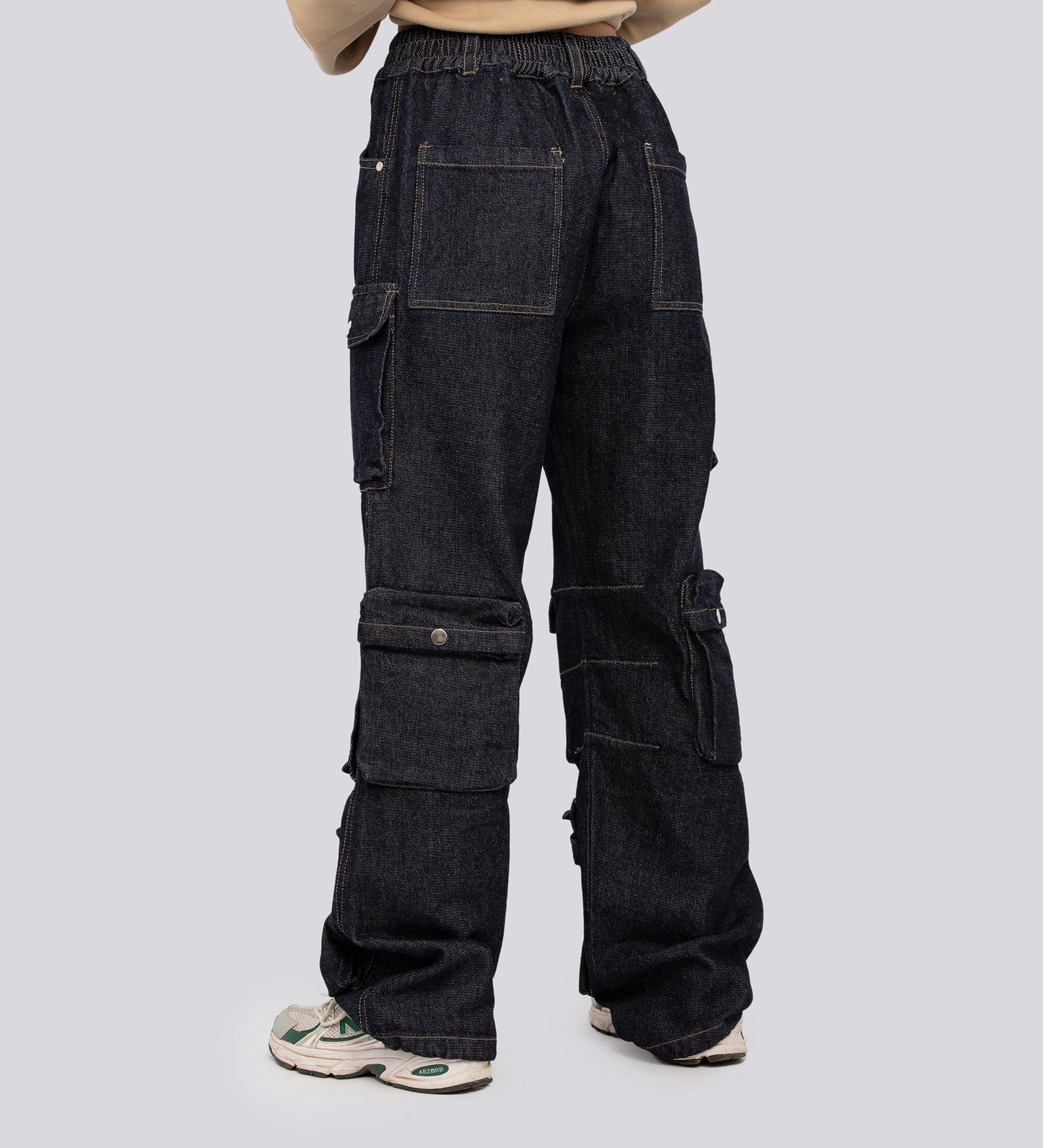 COMBAT VINTAGE JEANS CARGO – Dark Sand