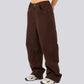 SCORIA BAGGY PANTS – Dark Brown