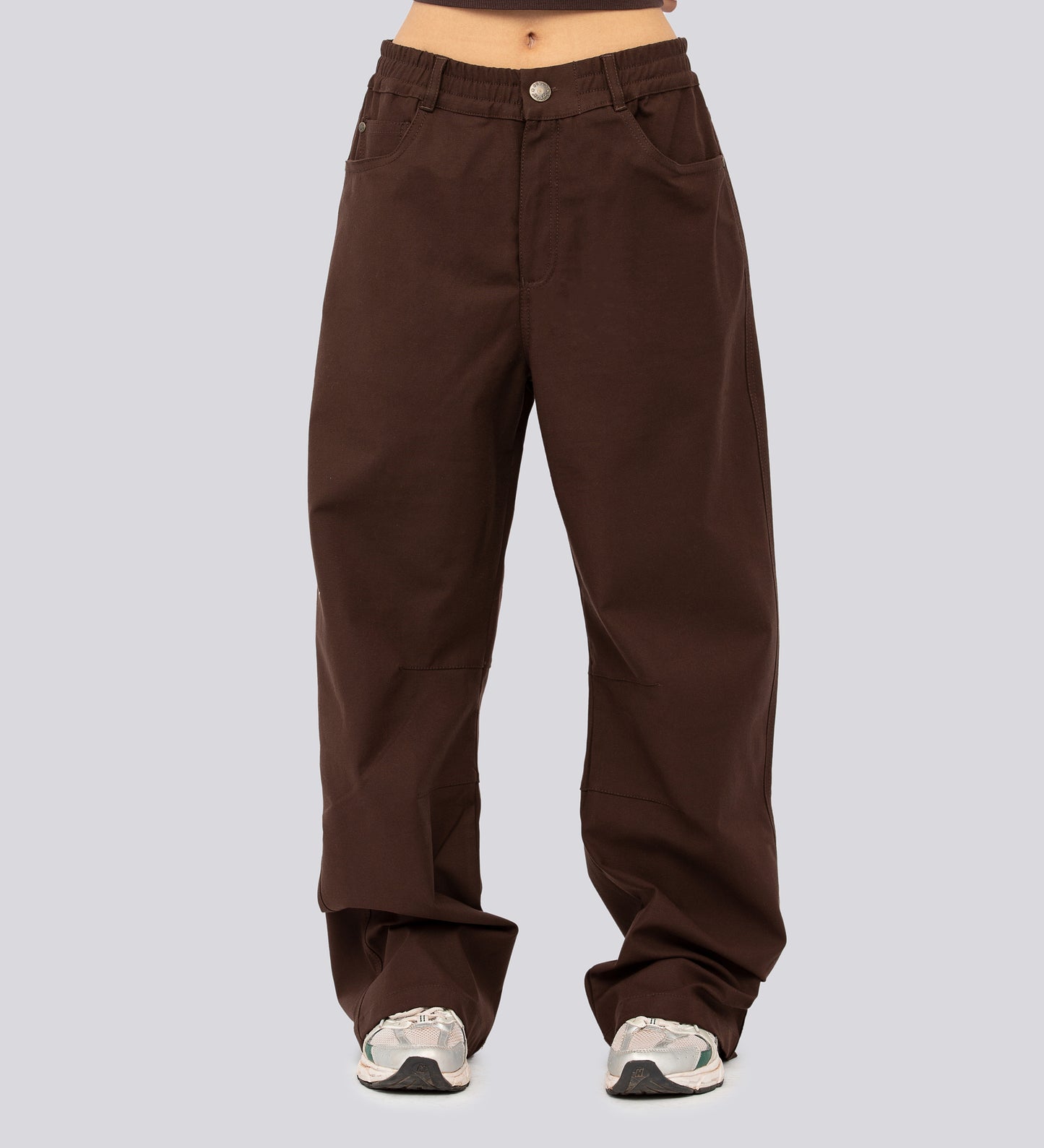 SCORIA BAGGY PANTS – Dark Brown