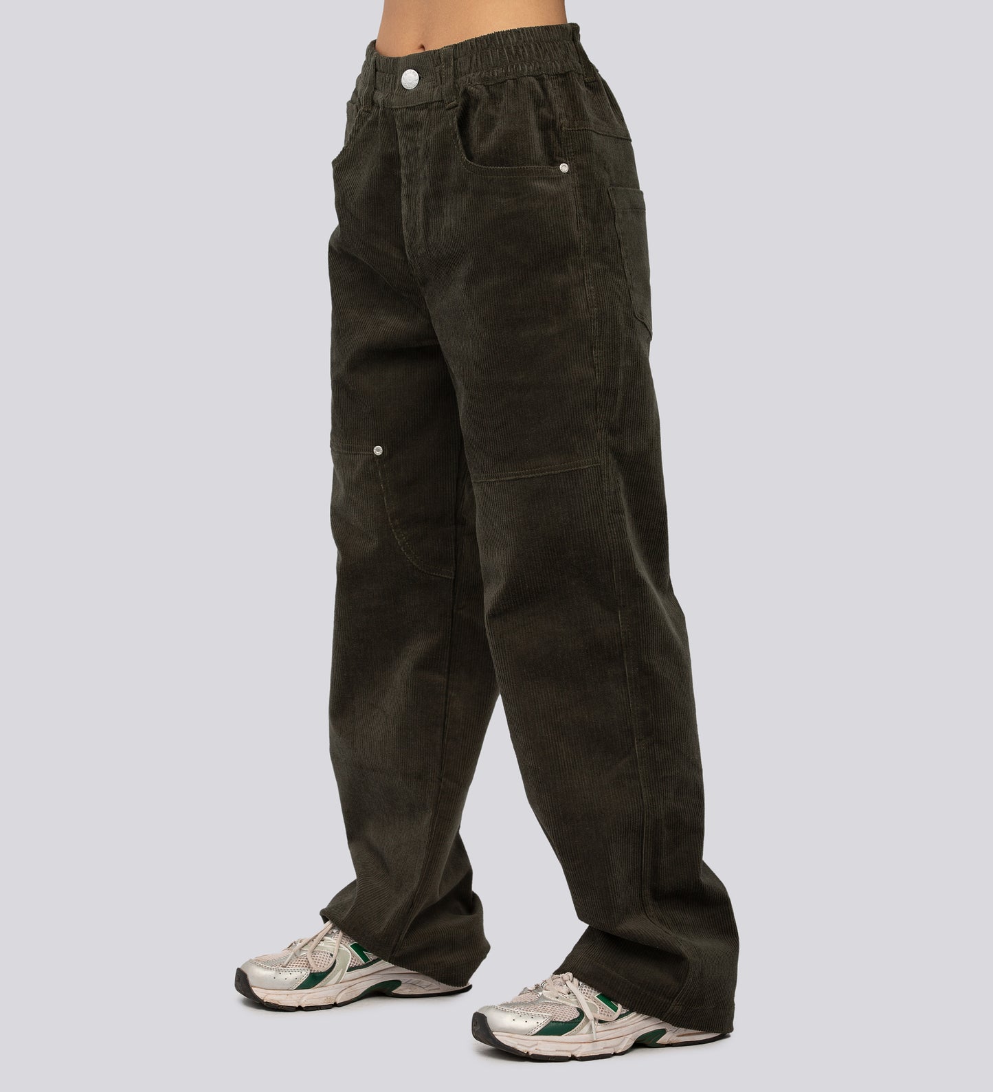 CORDUROY PANTS – Khaki