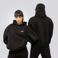 CULT SUPPLY BOXY HOODIE – Black