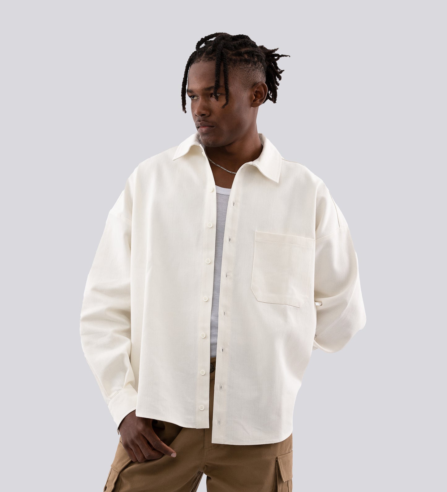 LEGACY HEAVYWEIGHT SHIRT – Off White