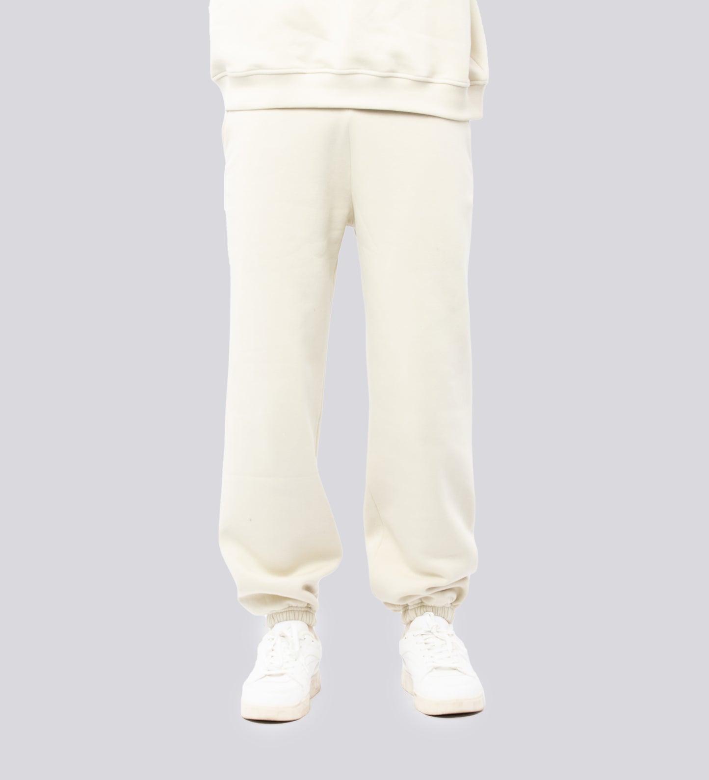 HEAVYWEIGHT JOGGERS – Cream White