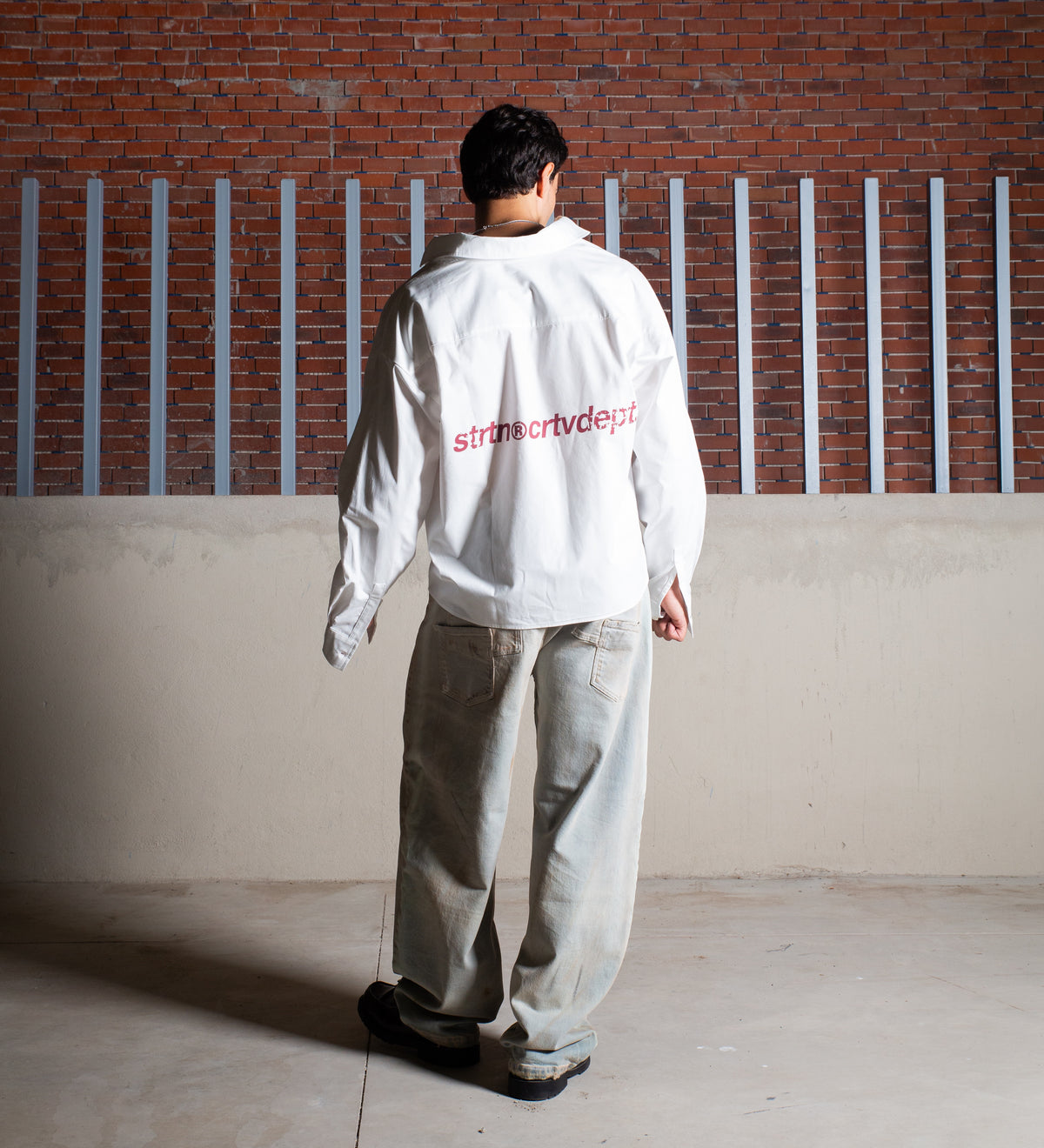CRTV DEPT. POPLIN SHIRT – Off White