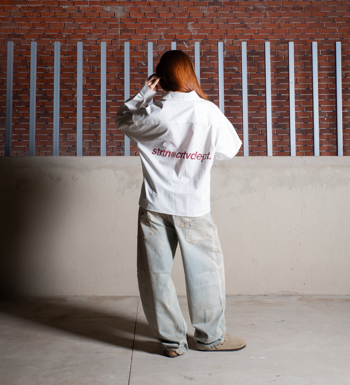 CRTV DEPT. POPLIN SHIRT – Off White