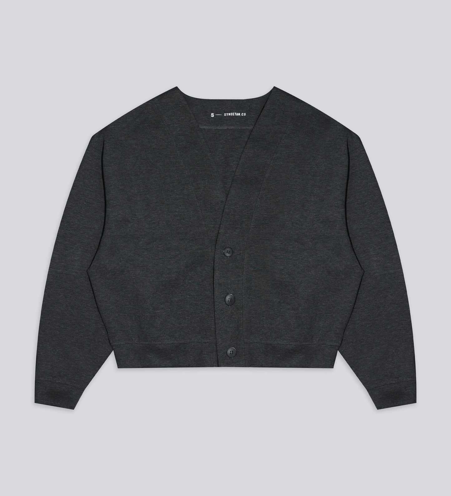 THE STRTN® CARDIGAN – Dark Heather Gray