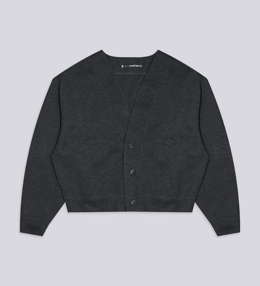 THE STRTN® CARDIGAN – Dark Heather Gray