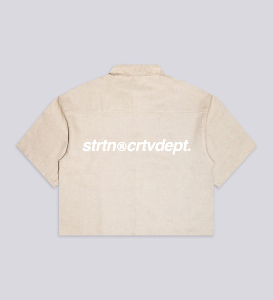 STRTN® CRTV DEPT. LINEN SHIRT – Cream