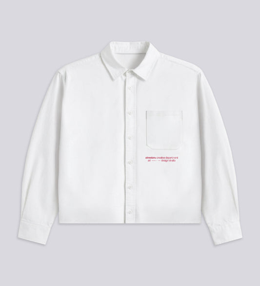 CRTV DEPT. POPLIN SHIRT – Off White