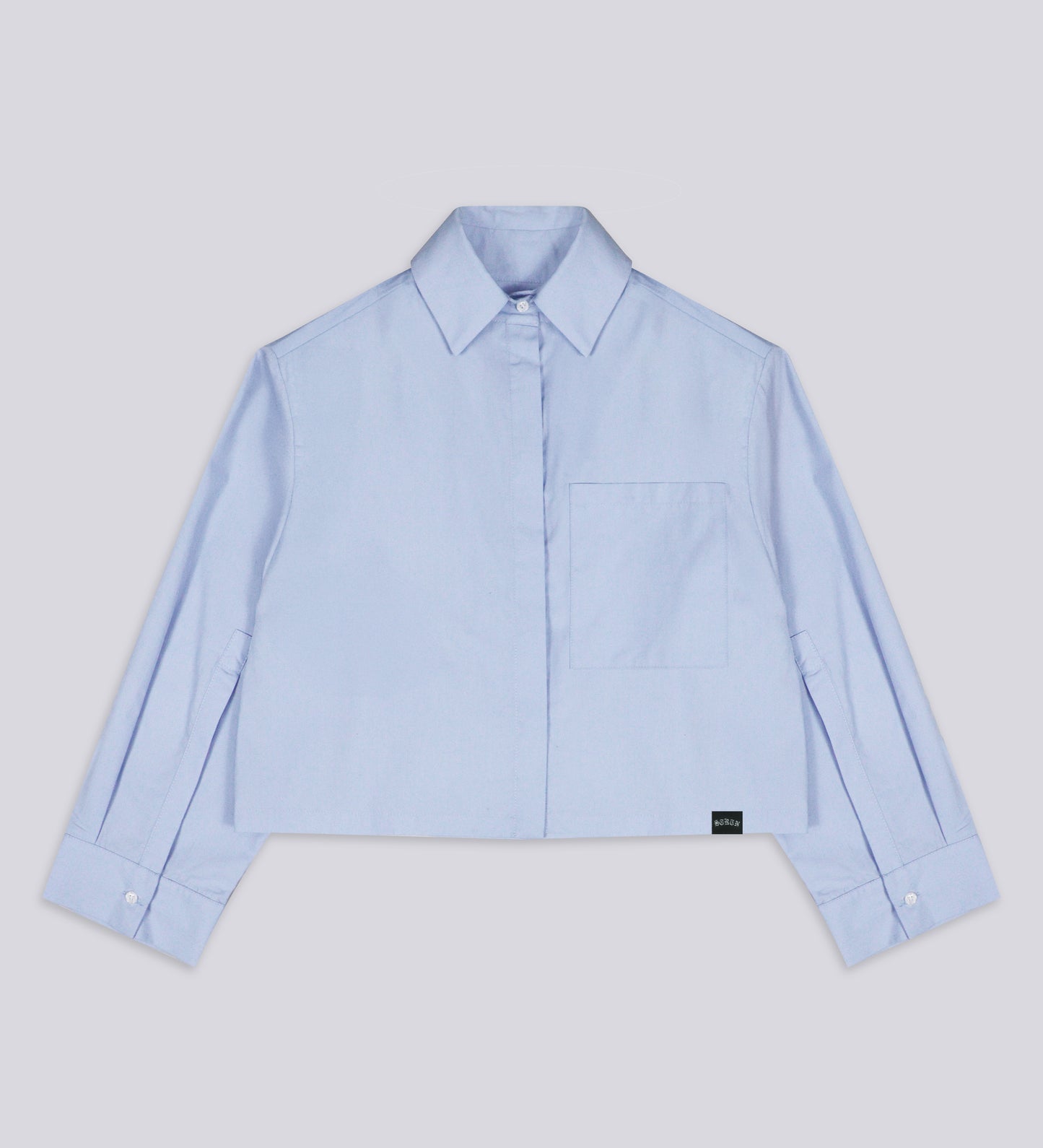 WOMEN'S CRTV DEPT POPLIN SHIRT – Baby Blue