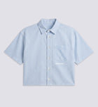 THE GINGHAM BOXY SHIRT – Baby Blue