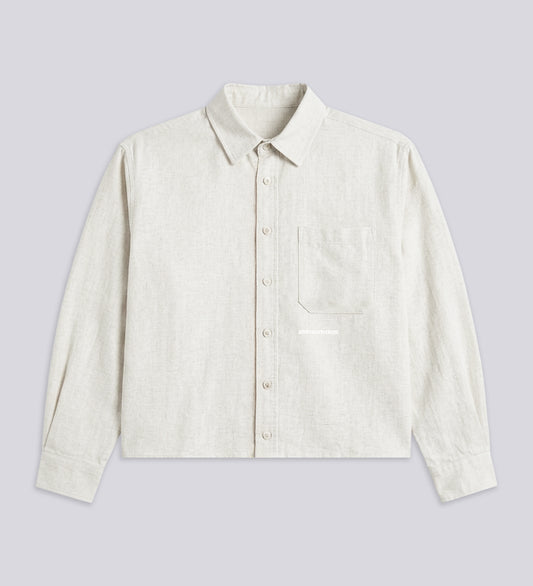 CULT SUPPLY LINEN SHIRT – Cream