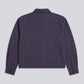 BOXY POPLIN CHECK SHIRT – Navy