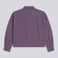 BOXY POPLIN CHECK SHIRT – Dark Plum