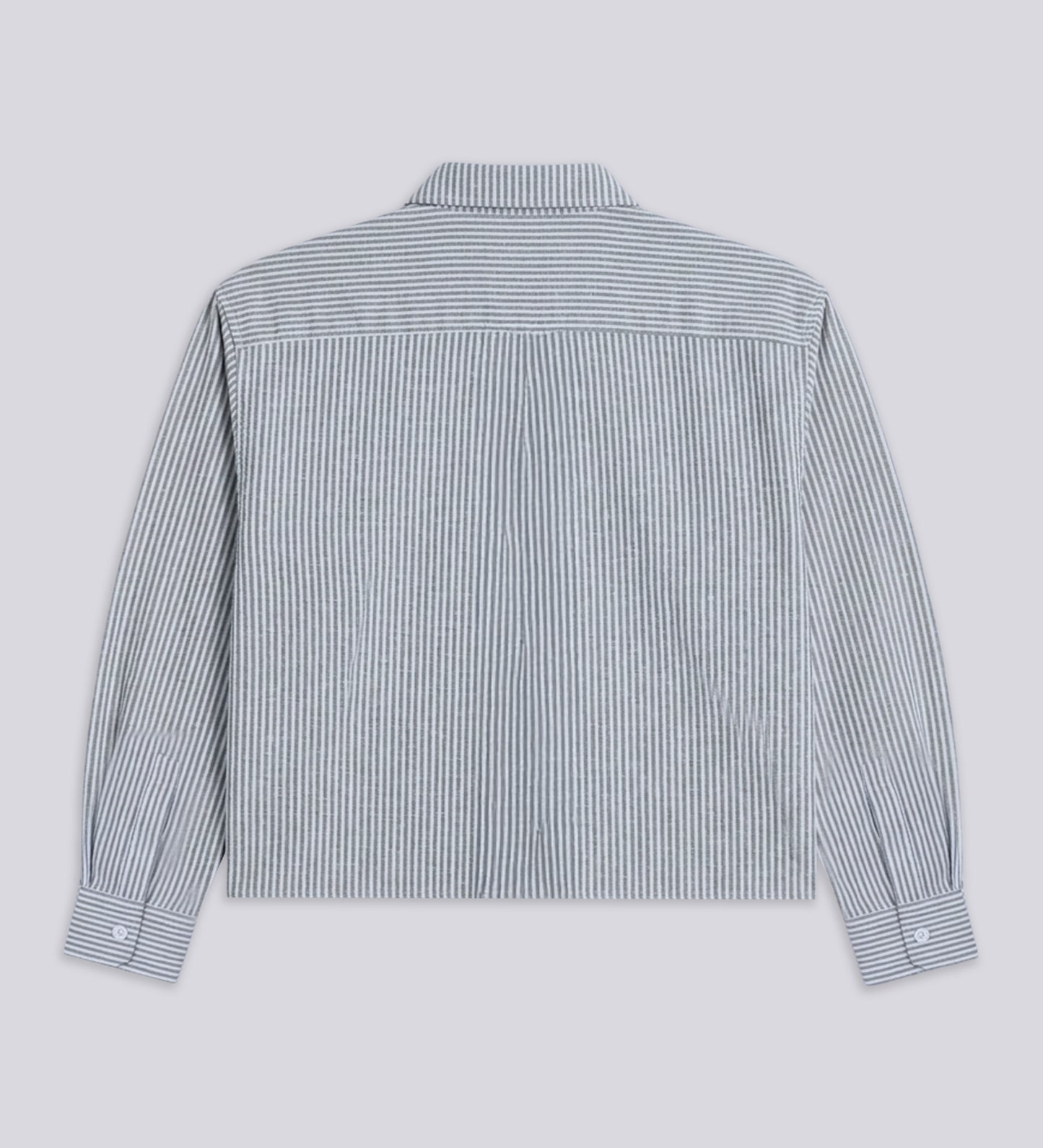 THE ICEY STRIPED LINEN SHIRT