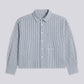 THE ICEY STRIPED LINEN SHIRT