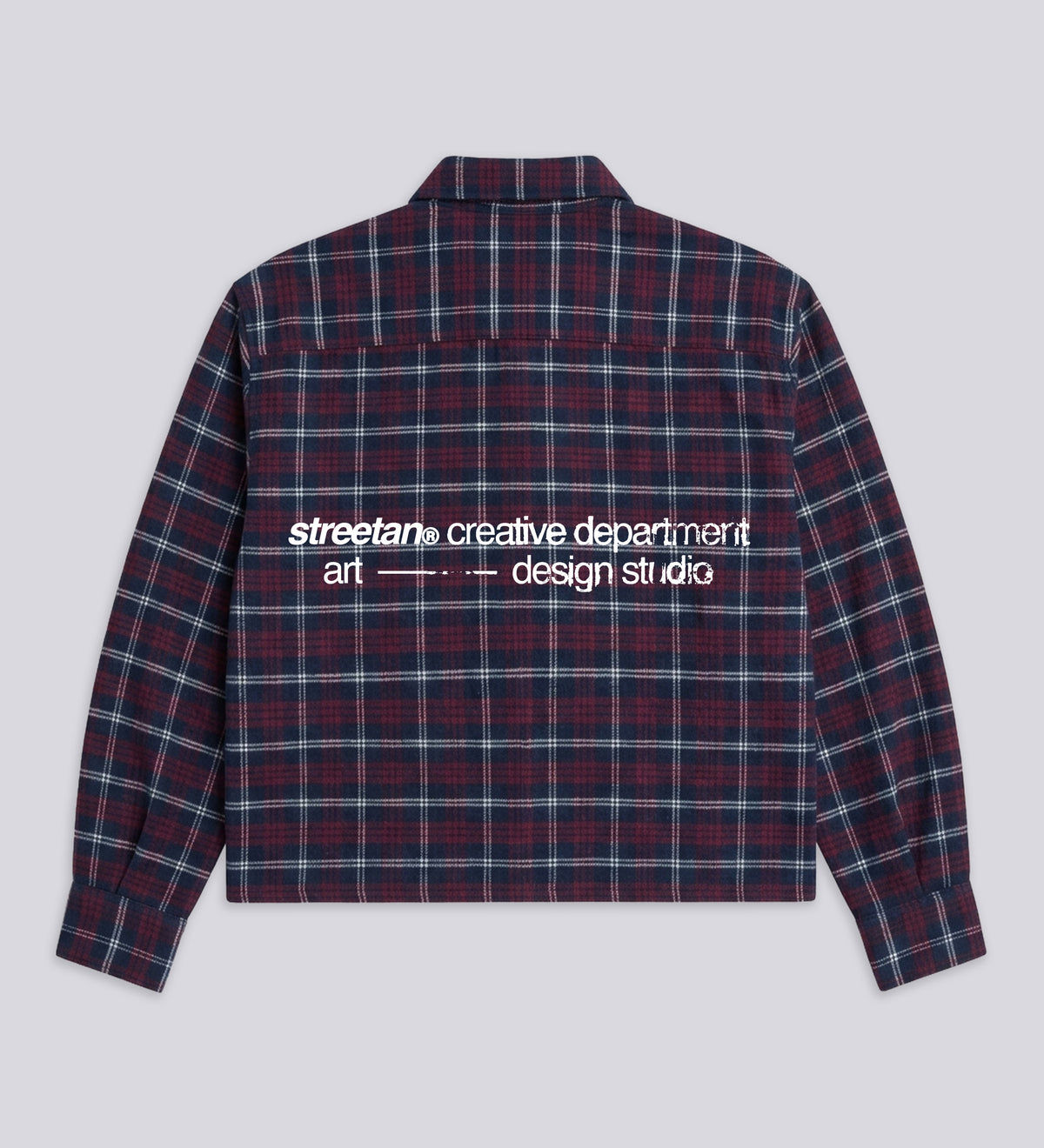 ART & DESIGN STD. FLANNEL SHIRT – Navy/Burgundy