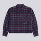 ART & DESIGN STD. FLANNEL SHIRT – Navy/Burgundy