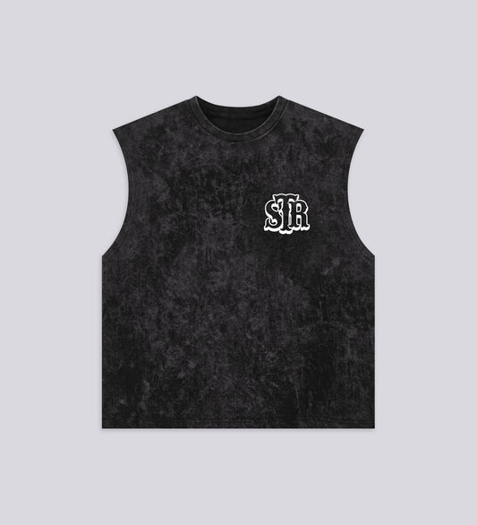 CRTV DEPT. TANK TOP – Washed Black